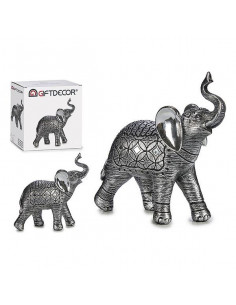 Elefant Silber Harz Silber...