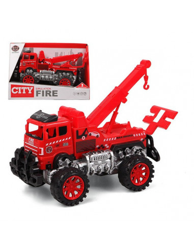 Camión con Grúa City Fire 119022 Rojo