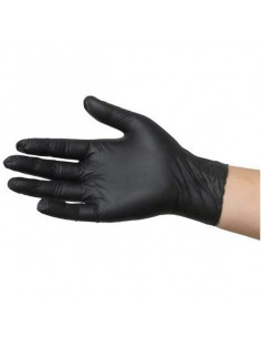 Guantes Desechables Negro...