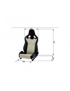 Asiento Recaro RC411001132... 2