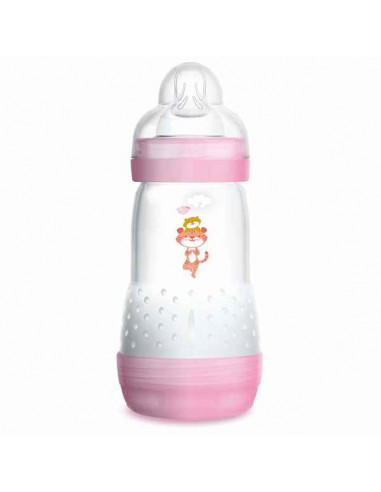 Baby-Flasche Rosa 260 ml + 2 Monate...
