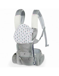 Mochila Portabebé Gris... 2