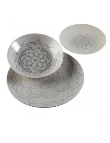 Set de Vajilla Mandalas Porcelana (18...