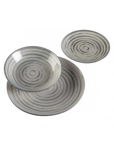 Set de Vajilla Espiral Porcelana (18...