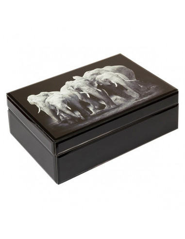 Caja Decorativa Elephant Vidrio (24 x...