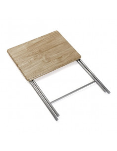 Mesa Plegable Marrón Metal... 2