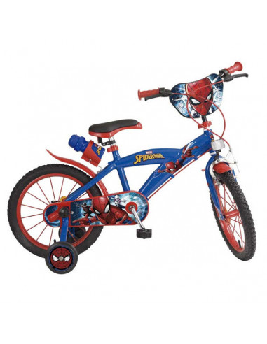 Bicicleta infantil Spiderman 16" Azul