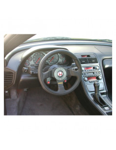 Volante Momo Team Negro Piel 2