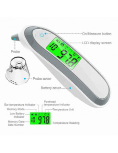 Infraot Thermometer LCD LED... 2
