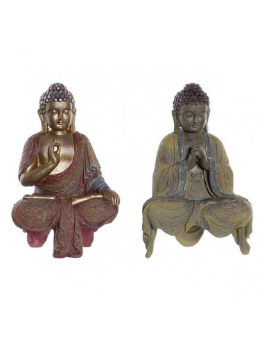 Deko-Figur Dekodonia Harz Buddha (2...