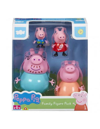 Figuren Peppa Pig Bandai (4 Pcs)