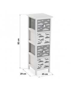 Schubladenschrank Holz MDF... 2