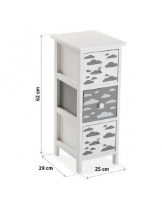 Cajonera Madera MDF Nubes 3... 2