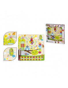 Lernspiel Holz Eulen 2