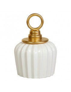 Vase groß Golden aus Keramik