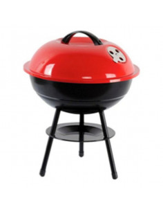 Grill Tragbarer Rot Schwarz...