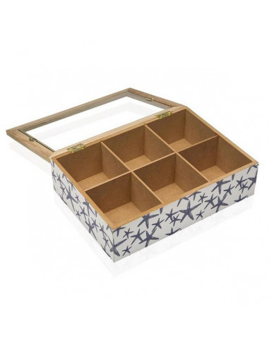 Caja de Té Stars Madera