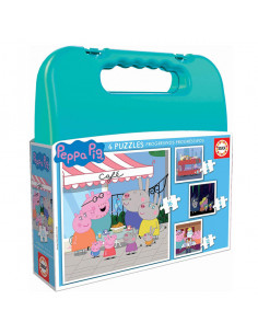 Set mit 4 Puzzeln Peppa Pig...