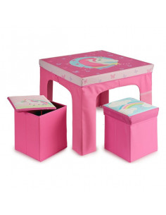 Conjunto de Mesa Infantil y...