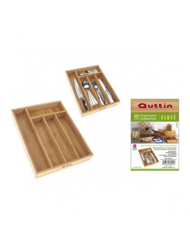 Cutlery Organiser Quttin Bambus (34 X...