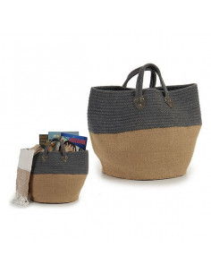 Korb Grau Stoff (30 x 40 x...