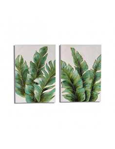 Lienzo Lienzo Hojas (3 x 50...