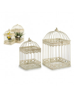 Jaula Cuadrada Blanco (2 pcs)