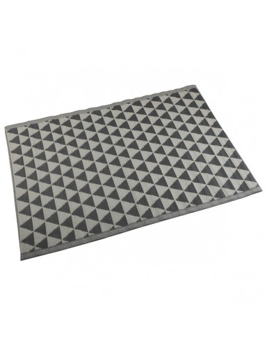 Alfombra Triangle Gris Polipropileno...