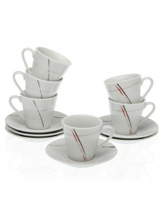 Set aus 6 Teetassen mit...