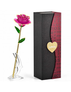 Flor Decorativa Rosa...