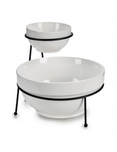 Schalenset Weiß Porzellan 2