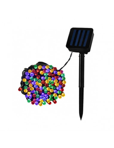 LED-Lichterkette Ledkia Solar 12 m...