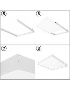 Einbaurahmen für LED-Panels... 2