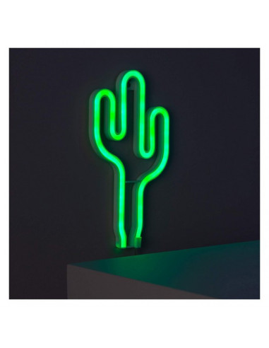 Letrero Neón LED Ledkia Cactus...