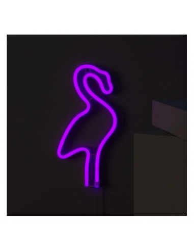 Neon-Schild LED Ledkia Flamingo Wireless
