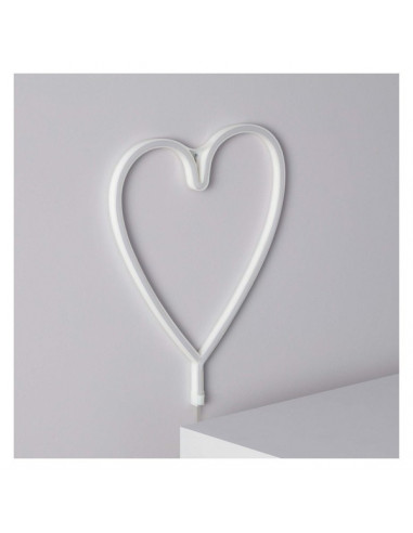 Neon-Schild LED Ledkia Heart Wireless