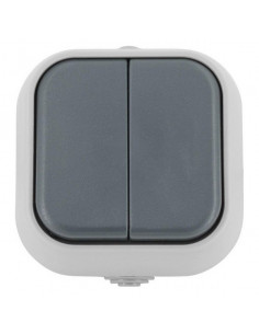 Interruptor Doble Ledkia IP54