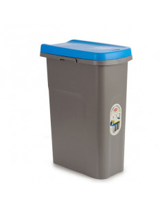 Papelera Azul Plástico 25L