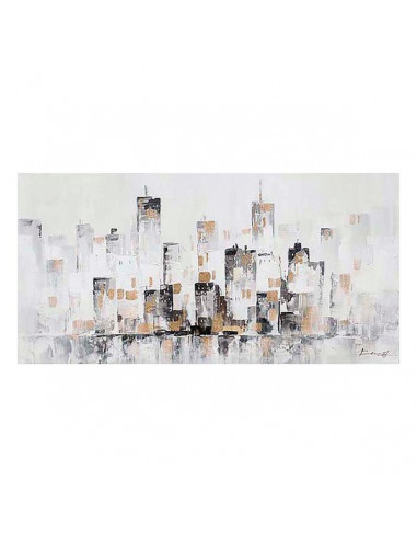 Cuadro Óleo City (140 x 4 x 70 cm)