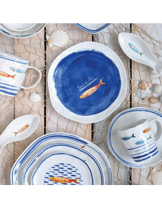 Plato Bord De Mer Porcelana... 2