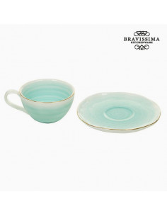 Tasse mit Untertasse -... 2