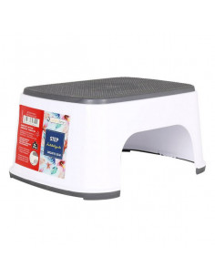 Hocker Confortime Weiß Grau