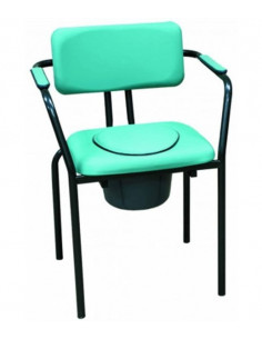 Stuhl WC Toilette grün...