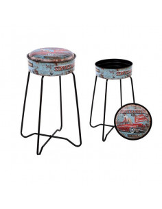 Taburete 116190 Retro Azul