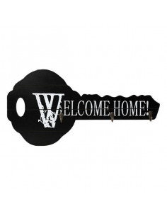 Perchero de Pared Negro (52...