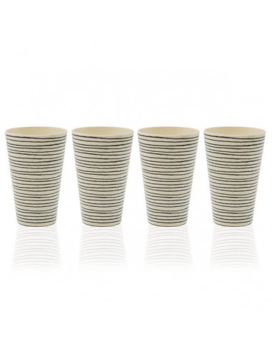 Set de Vasos Fibra de Bambú (8,3 x 13...
