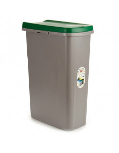 Papelera Verde Plástico (40L)