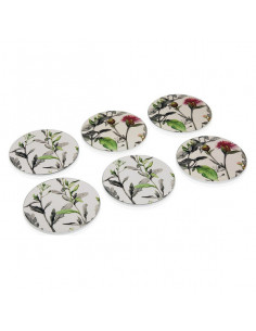 Untersetzer PP blumig (6 pcs)