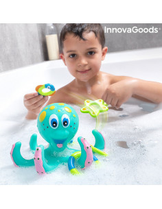 Schwimmender Oktopus mit...