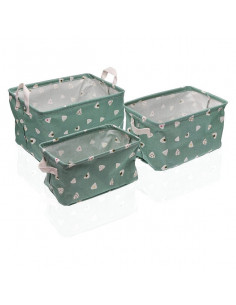 Korb-Set Textil Polyester...